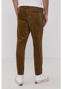 Only & Sons Spodnie męskie kolor brązowy proste. Okazja: na co dzień. Kolor: brązowy. Materiał: tkanina. Wzór: gładki. Styl: casual #4
