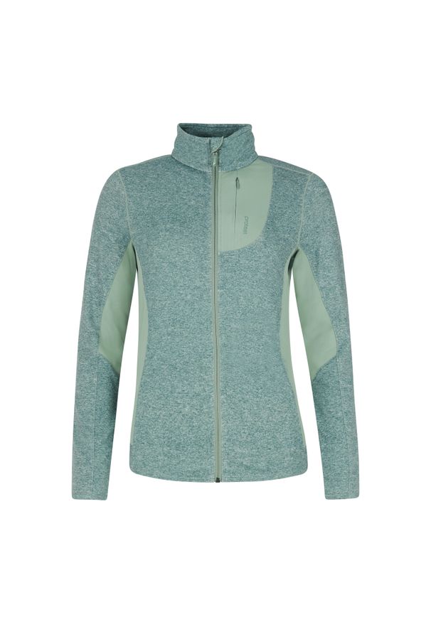 Damski polar rozpinany na całej długości Protest Lisbon. Kolor: zielony. Materiał: polar. Sezon: zima. Sport: narciarstwo