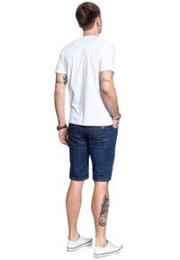 Mustang - SPODENKI MUSTANG 5 Pocket Short DENIM BLUE 1007373 5000 580. Materiał: denim #5