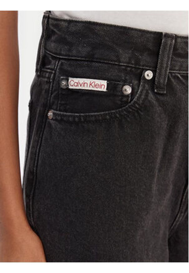 Calvin Klein Jeans Jeansy LV047E627G Czarny Regular Fit. Kolor: czarny