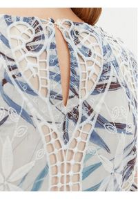 Guess Bluzka W5GH0T WHAD2 Niebieski Regular Fit. Kolor: niebieski. Materiał: syntetyk