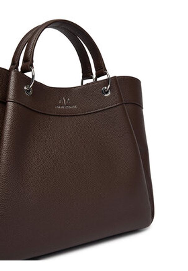 Armani Exchange Torebka 942910 CC783 U6018 Brązowy. Kolor: brązowy. Materiał: skórzane