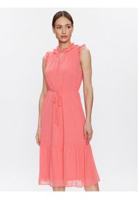DKNY Sukienka codzienna DD3BS361 Różowy Regular Fit. Okazja: na co dzień. Kolor: różowy. Materiał: syntetyk. Typ sukienki: proste. Styl: casual #1