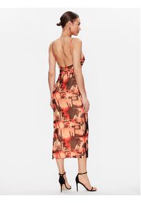 Hugo Sukienka codzienna Nalinda 50489110 Kolorowy Slim Fit. Okazja: na co dzień. Materiał: syntetyk. Wzór: kolorowy. Typ sukienki: proste. Styl: casual