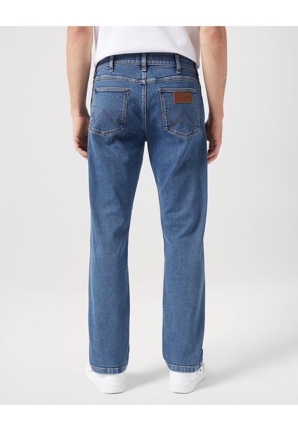 Wrangler - WRANGLER GREENSBORO MĘSKIE SPODNIE JEANSOWE JEANSY DŻINSY HAZE 112350665 W15Q018394