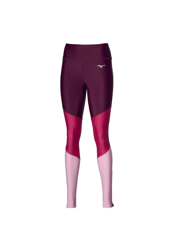 Rajstopy damskie Mizuno Core. Kolor: czerwony. Sport: bieganie