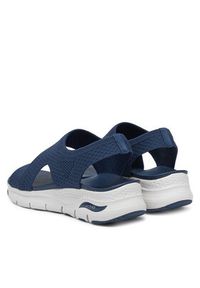 skechers - Skechers Sandały Arch Fit-Brightest Day 119458/NVY Granatowy. Kolor: niebieski. Materiał: materiał #4