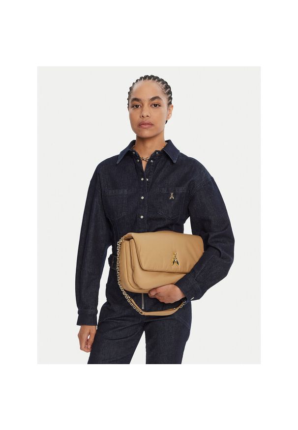 Torebka Patrizia Pepe. Kolor: beżowy