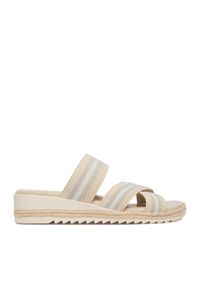 Klapki Go Soft. Kolor: beżowy #1