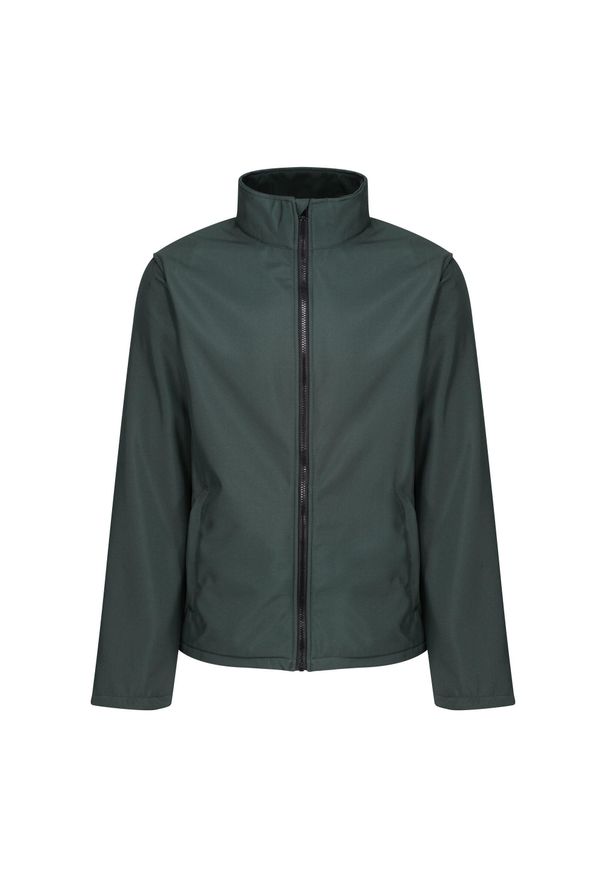 Regatta - Softshell Męski Ablaze. Kolor: wielokolorowy, czarny, zielony. Materiał: softshell. Sport: turystyka piesza