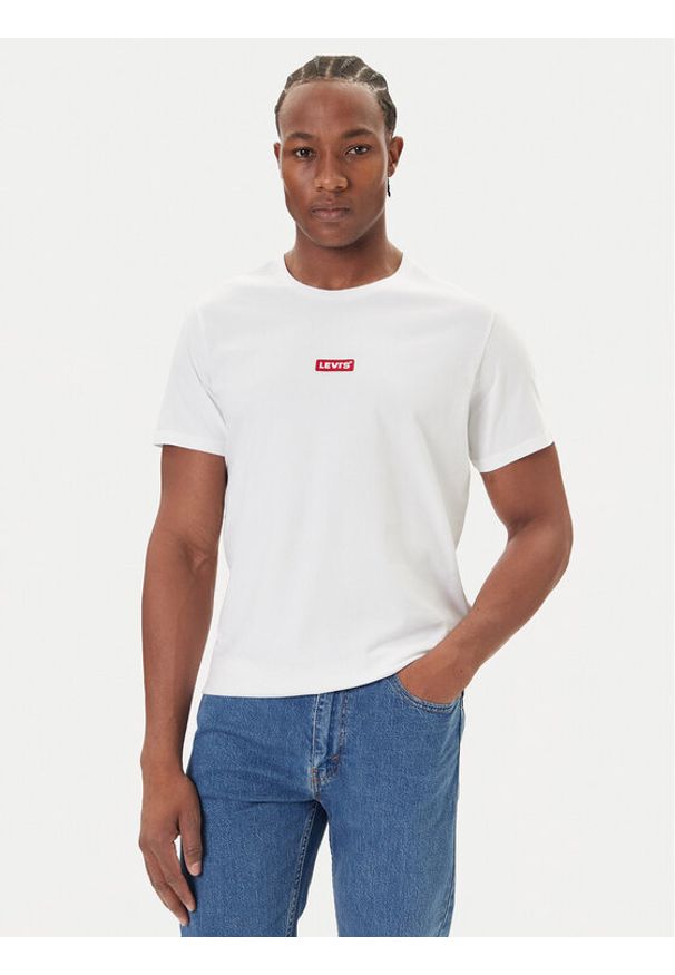 Levi's® T-Shirt Baby Tab 79554-0039 Biały Loose Fit. Kolor: biały. Materiał: bawełna