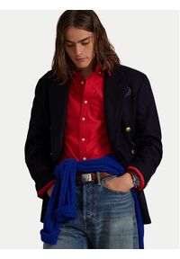 Polo Ralph Lauren Koszula 710804257061 Czerwony Slim Fit. Typ kołnierza: polo. Kolor: czerwony. Materiał: bawełna #4