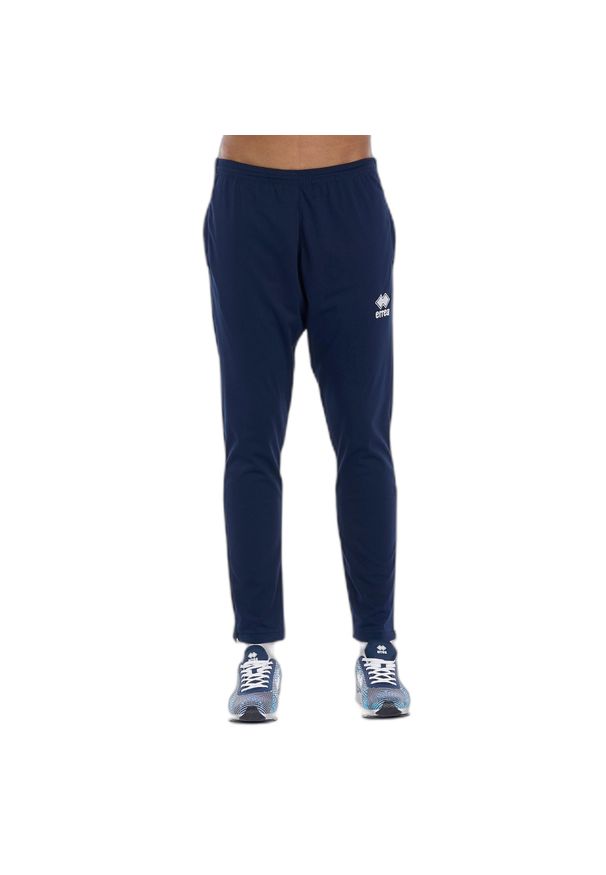 ERREA - Spodnie treningowe Errea Myron. Kolor: niebieski. Materiał: dresówka