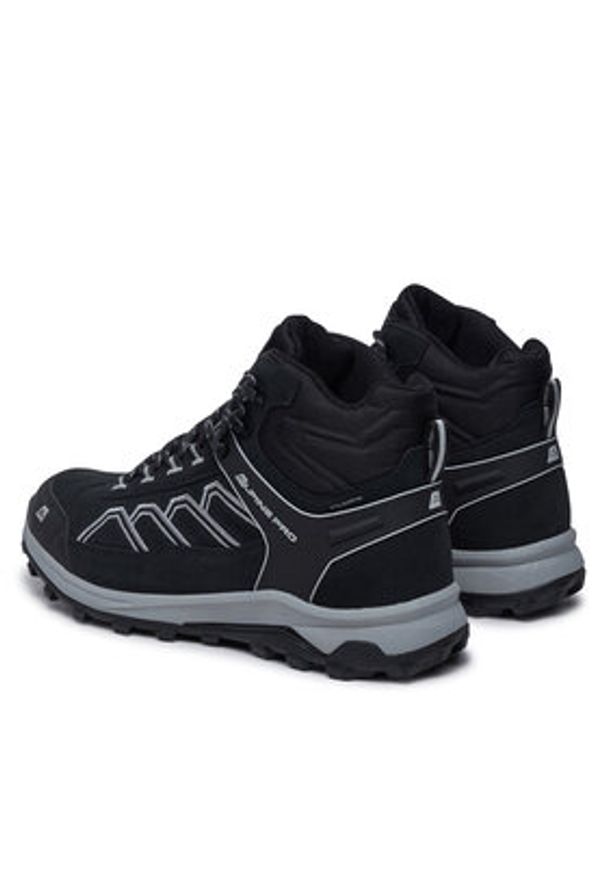 ALPINE PRO Trekkingi Wuteve UBTD368990 Czarny. Kolor: czarny. Materiał: zamsz, skóra. Sport: turystyka piesza