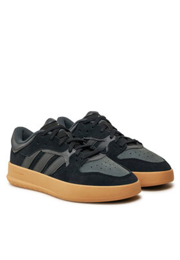 Adidas - adidas Sneakersy Court 24 IH2943 Czarny. Kolor: czarny. Materiał: zamsz, skóra