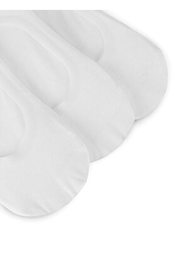 Jenny - JENNY Skarpety stopki damskie AS-LCN-001-AW24 (3-PACK) Biały. Kolor: biały. Materiał: bawełna, materiał