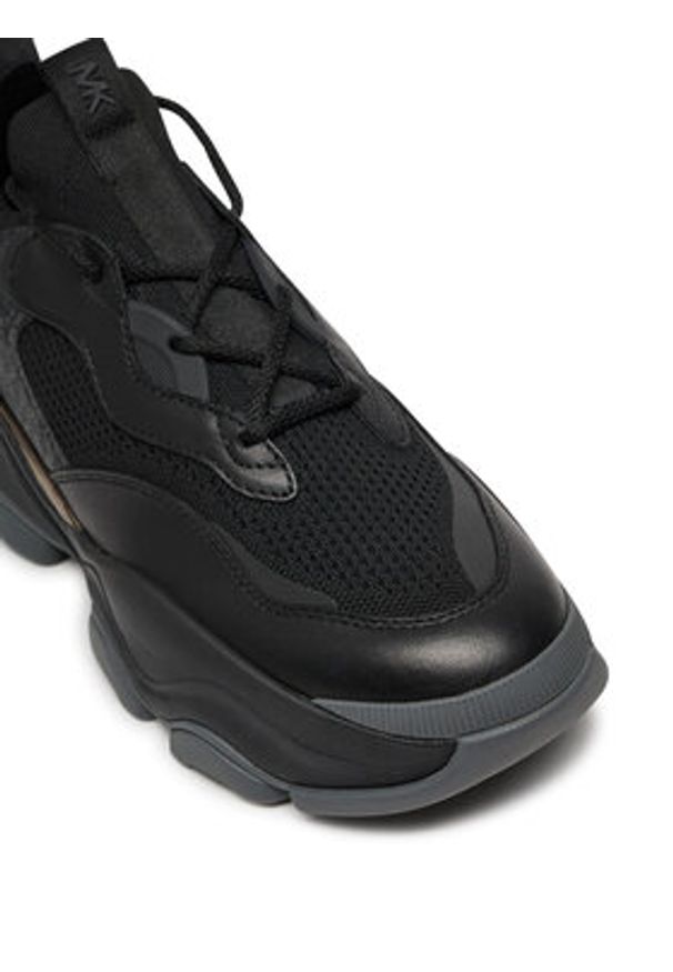 MICHAEL Michael Kors Sneakersy 42F4ATFS5D Czarny. Kolor: czarny. Materiał: skóra