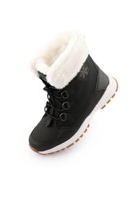 ZEAGLE - Dziecięce buty zimowe Loap Miky wodoodporne roz. 35. Kolor: czarny. Sezon: zima. Sport: turystyka piesza #1
