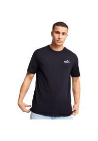 Koszulka Puma Ess Small No. 1 Logo Tee, Mężczyźni. Kolor: wielokolorowy, niebieski, czarny. Wzór: haft