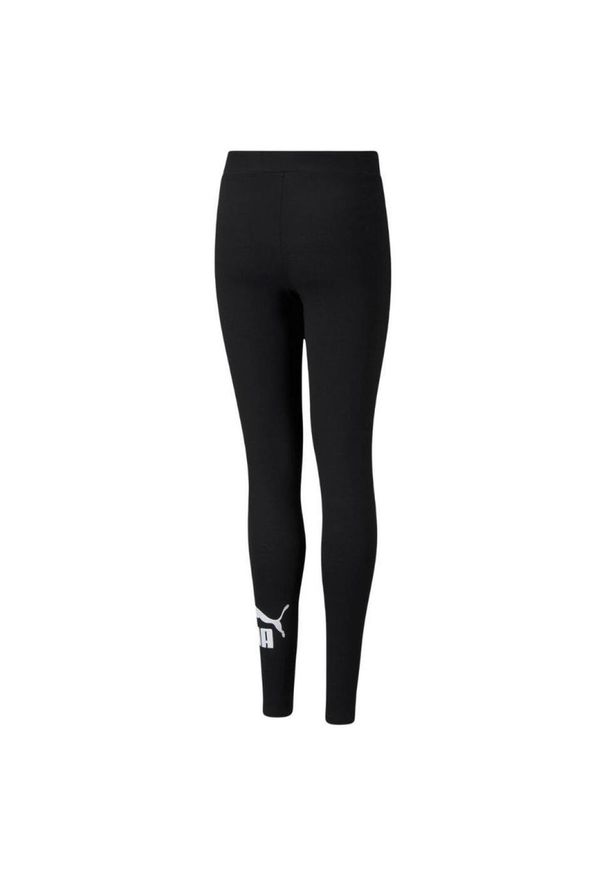 Puma - Legginsy Dziecięce Logo ESS. Kolor: czarny. Styl: sportowy
