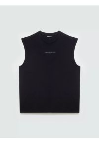 Big-Star - Koszulka męska bez rękawów czarna Irrer 907. Okazja: na co dzień. Kolor: czarny. Materiał: materiał, jeans, tkanina, dresówka. Długość rękawa: bez rękawów. Wzór: nadruk. Styl: sportowy, klasyczny, casual #4