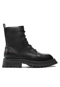 DKNY Trapery Farren K2438890 Czarny. Kolor: czarny. Materiał: skóra #1