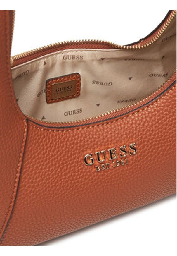 Guess Torebka Calista HWBG73 34170 Brązowy. Kolor: brązowy. Materiał: skórzane