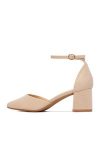 Jenny - JENNY Czółenka CEO-SW25-5 02 Beżowy. Kolor: beżowy. Materiał: materiał #5