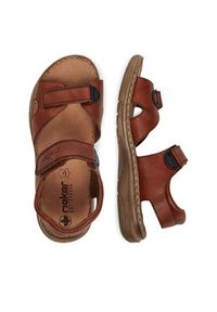 Rieker Sandały 21461-24 Brązowy. Kolor: brązowy. Materiał: skóra #3