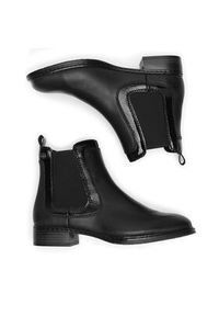 Rieker Sztyblety 73457-00 Czarny. Kolor: czarny. Materiał: skóra #6