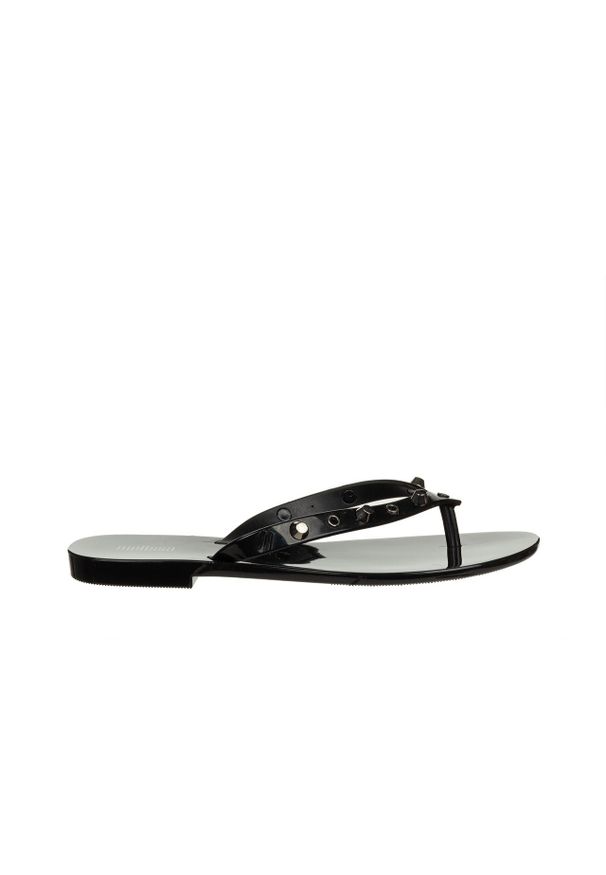 melissa - Japonki Melissa Harmonic Studs II Ad Black 010463, Czarny, Guma - 38. Kolor: czarny. Materiał: tworzywo sztuczne. Obcas: na obcasie