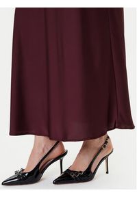 Guess Spódnica midi W5YD55 WF1T2 Bordowy Regular Fit. Kolor: czerwony. Materiał: syntetyk #4