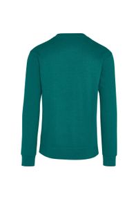 SG - Bluza Unisex Dla Dorosłych Z Bawełny Ringspun Bez Metki. Kolor: zielony. Materiał: bawełna