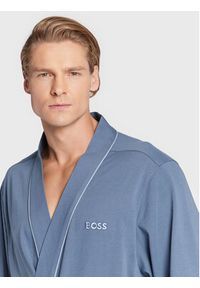 BOSS - Boss Szlafrok Kimono 50474105 Niebieski. Kolor: niebieski. Materiał: bawełna #4
