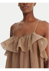 Eleh Sukienka letnia SS260198 Beżowy Relaxed Fit. Kolor: beżowy. Materiał: syntetyk. Sezon: lato #2