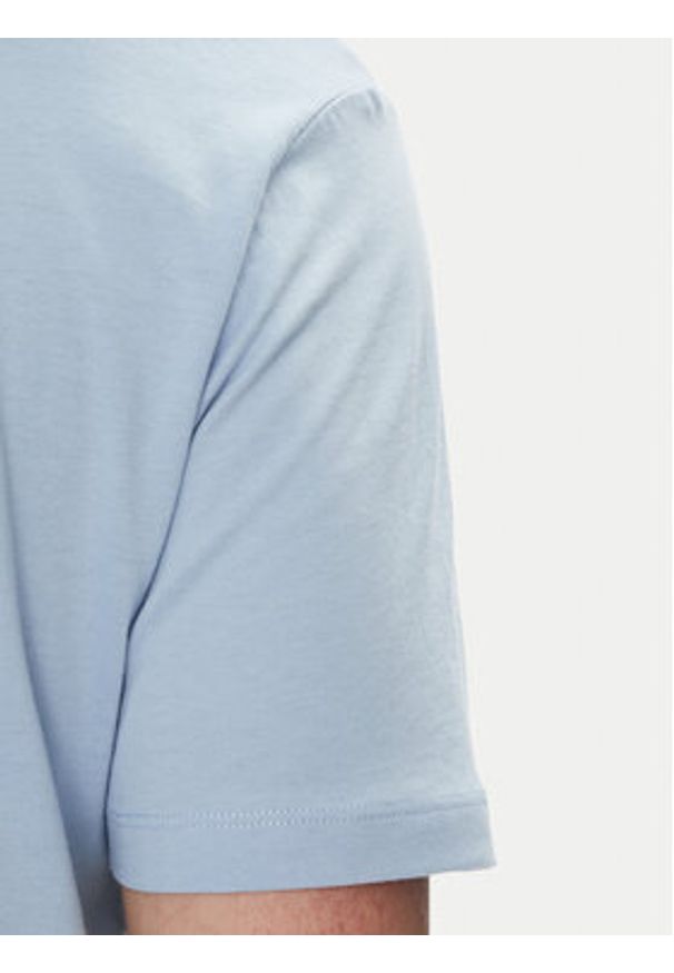 Armani Exchange T-Shirt XM000555 AF10358 U9360 Błękitny Regular Fit. Kolor: niebieski. Materiał: bawełna