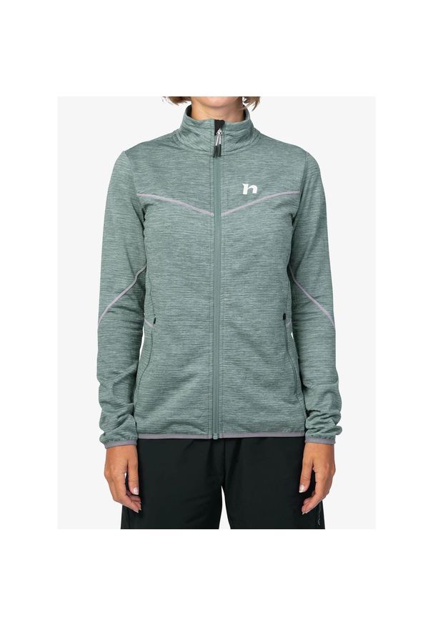 Bluza polarowa damska Hannah Dagnys. Kolor: zielony. Materiał: polar. Styl: sportowy. Sport: turystyka piesza