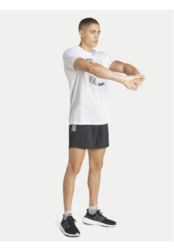 Adidas - adidas Szorty sportowe Own The Run IY0704 Czarny Regular Fit. Kolor: czarny. Materiał: syntetyk. Sport: bieganie