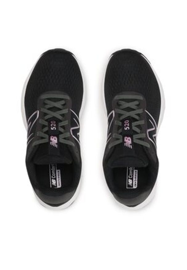 New Balance Buty do biegania Fresh Foam 520 v8 W520LB8 Czarny. Kolor: czarny. Materiał: materiał