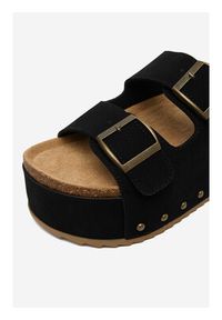 DeeZee Klapki CEO-WS069 Czarny. Kolor: czarny. Materiał: materiał #8