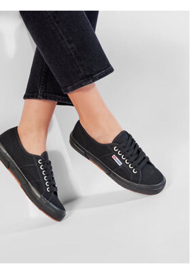 Superga Tenisówki 2750 Cotu Classic S000010 Czarny. Kolor: czarny. Materiał: materiał