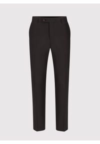 Pako Lorente - PAKO LORENTE – Brązowe spodnie smokingowe. Kolor: brązowy. Materiał: poliester, wełna, wiskoza, elastan #4