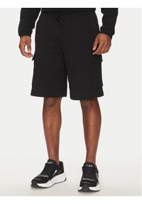 EA7 Emporio Armani Szorty sportowe 7M000326 AF12660 UC001 Czarny Regular Fit. Kolor: czarny. Materiał: bawełna. Styl: sportowy
