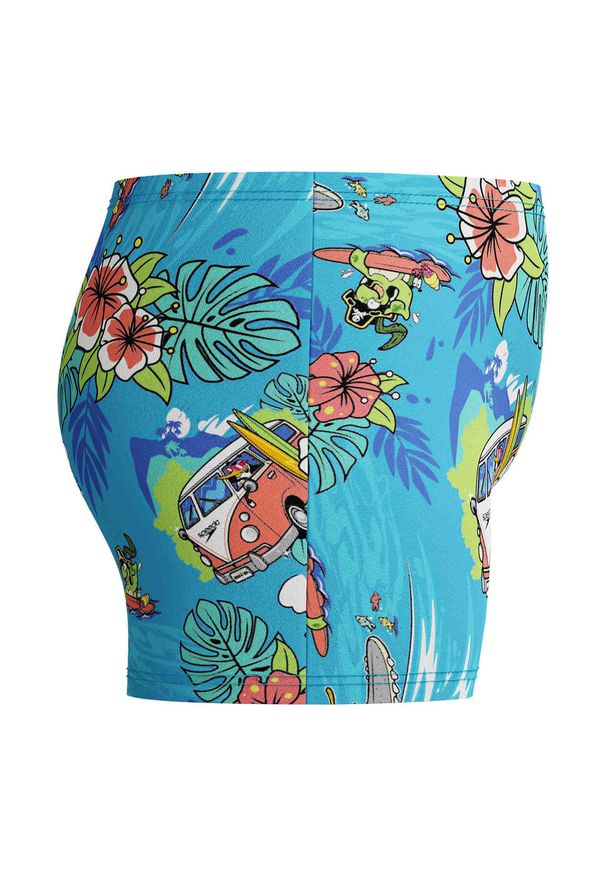 Kąpielówki chłopięce na basen Speedo Learn To Swim. Kolor: niebieski, wielokolorowy