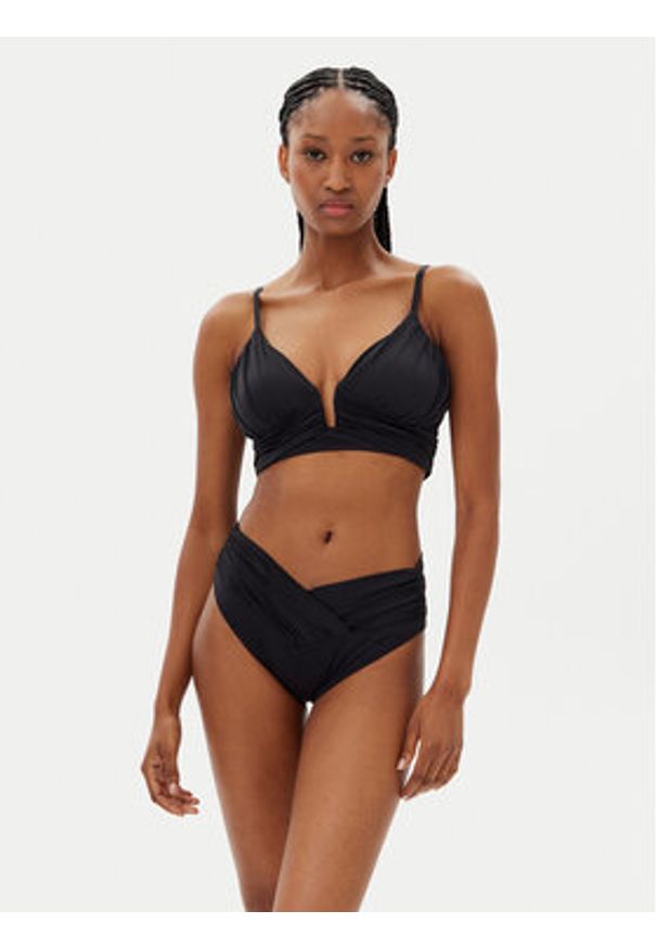 MICHAEL Michael Kors Dół od bikini MM2R065 Czarny. Kolor: czarny. Materiał: syntetyk