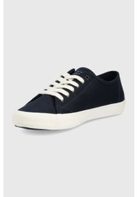 GANT - Gant tenisówki Pillox damskie kolor granatowy. Nosek buta: okrągły. Zapięcie: sznurówki. Kolor: niebieski. Materiał: guma