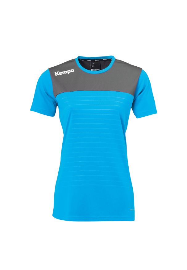 KEMPA - Koszulka damska Kempa Emotion 2.0. Kolor: wielokolorowy, niebieski, szary