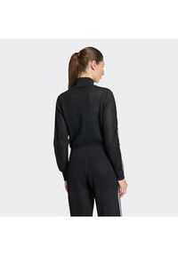 Adidas - adidas Kardigan KC6497 Czarny Regular Fit. Kolor: czarny. Materiał: syntetyk #2