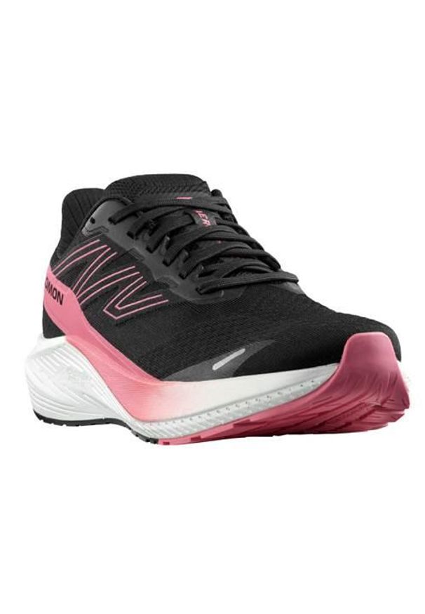 salomon - Buty do biegania damskie Salomon Aero Blaze. Wysokość cholewki: za kostkę. Zapięcie: sznurówki. Kolor: czarny. Materiał: guma, syntetyk, tkanina, materiał. Szerokość cholewki: normalna. Sport: bieganie