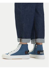 Love Moschino - LOVE MOSCHINO Trampki JA15022G1MJO5700 Niebieski. Kolor: niebieski. Materiał: materiał #3